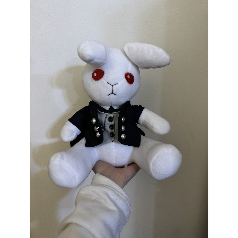Anime Kuroshitsuji Black Butler Sebastian Bitter Rabbit Bunny Plush Doll 30cm